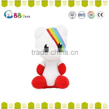 2015 China factory made for holiday gift rainbow plush soft dolls toys