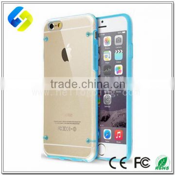 Ultra-thin transparent soft shell phone 6 case back covers