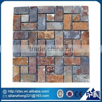 haus decoration natural stone mosaic bathroom cheap floor tile