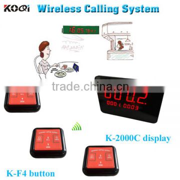 Wireless Table Buzzer System Koqi Factory Vibrating Display Receiver With Call For Service Waterproof Buzzer Bell