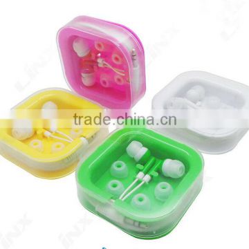 cheap promotional coloured earphones for mp3  and for gift