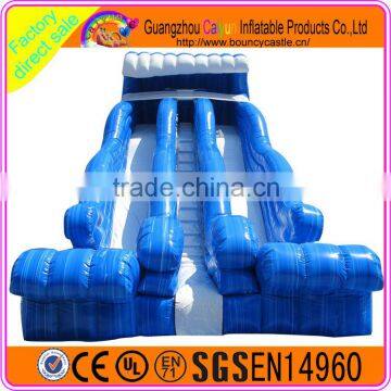 Giant outdoor game inflatable water slide