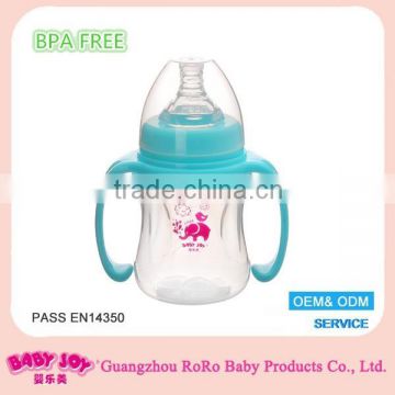 China manufacturer low price BPA free durable pp material cute funny baby feeding bottle wholesale