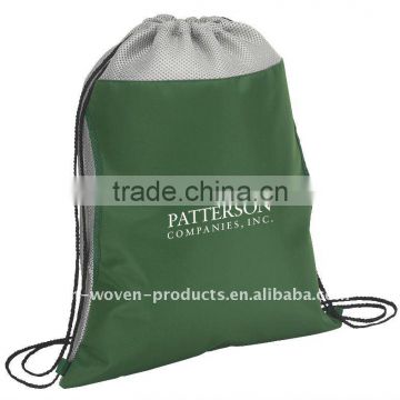 Polyester drawstring backpack (promotional drawstring backapck bag )