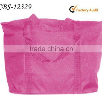 2015 Pink polyester shopping bag