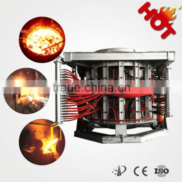 1-60 tons Iron/steel induction melting furnace with hydraulic pouring                        
                                                Quality Choice