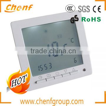 CE Standard Weekly Programmable Heating Room Thermostats with LCD Display