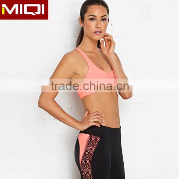 Cheap Sports Clothing Fitness Wear Women Custom Dri Fit Sexy Blank Sports Bra Made In China