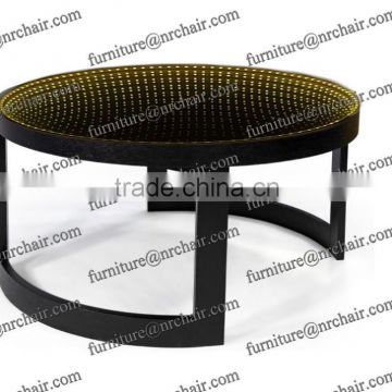 2015 New Arrival Shanghai Commercial 3D LED Infinity Mirror Coffee Table NR_TD011