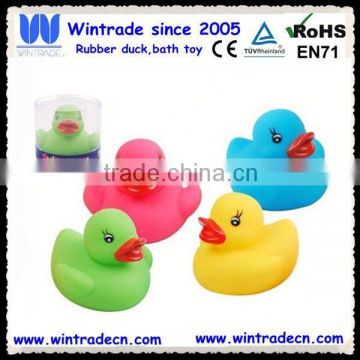 Plastic duck bath toy