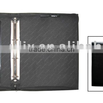 PU MATERIAL BUSINESS BINDER WITH 4 RING BINDER