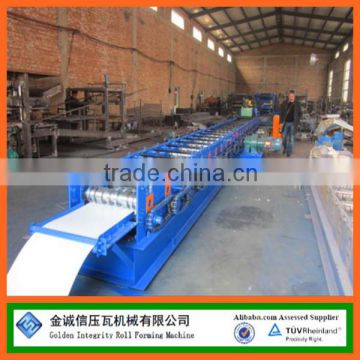 PLC controled Automatic 4kw 0.6mm thickness Vegetable greenhouse gutter roll forming machine