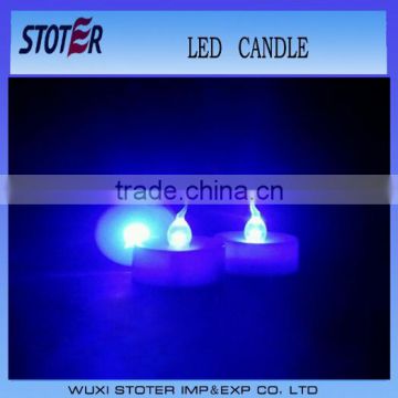 Blue Color LED candle with moving flame