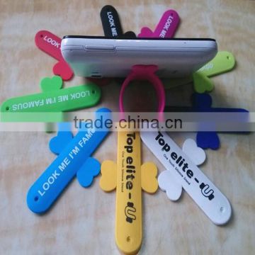 Promotional Touch U stand for mobile phone,silicone Touch U stand for mobile phone,silicone phone stand