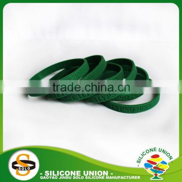 custom made printed silicone bracelet cheap thin silicone bracelets