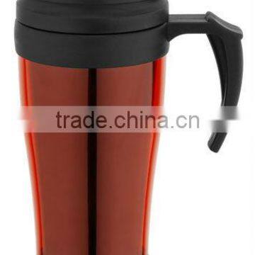 plastic travel mug