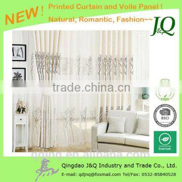 Photo Print Sheer Fancy Voile Curtains