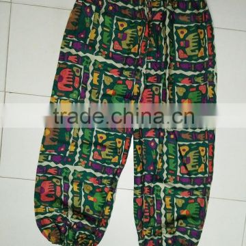 New designs 2016 Indian cotton harem pants Loose Yoga Pant Patch print Trousers casual pants From rajasthan harem pants