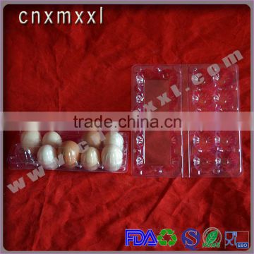 10units PVC plastic clear egg tray accept custom design