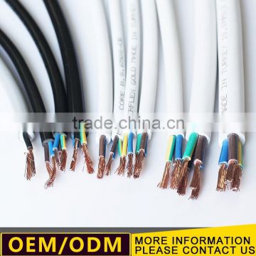 h03vv-f copper electric wire h05vv-f pvc cable