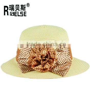 fashion paper straw hat custome lady hat wholesale