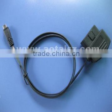 custom OBD usb cable obd extension wire china obd factory