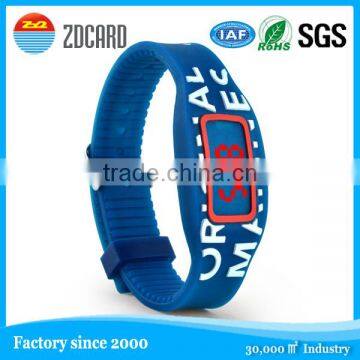 low price soft silicon smart wristbands
