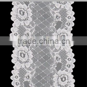 Russian and Peru elastic nylon rayon lace for tunic lingerie garment dress and jacket