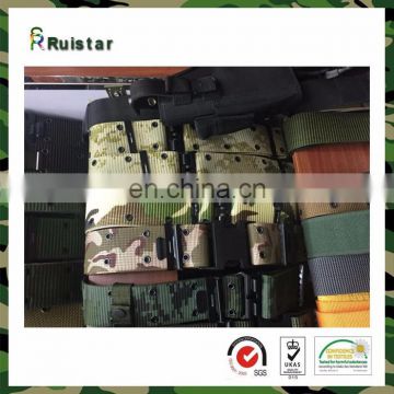 Custom Quick release Nylon Military Belt with iron buckle