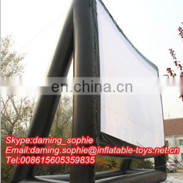 Outdoor inflatable advertising movie screen for sale