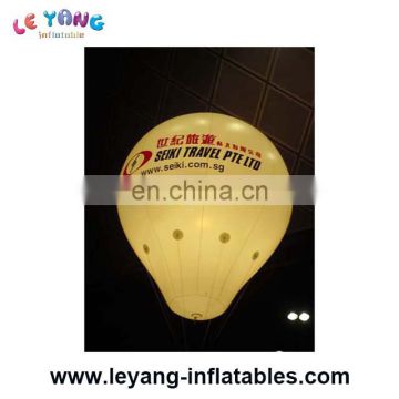 Inflatable Ground Balloon/ high giant advertising inflatable bulb balloon