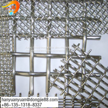 New product 316 stainless steel crimp square wire mesh