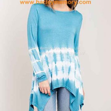 wholesale 2018 fashion lady long sleeve cotton t-shirts