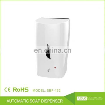 Hotel plastic automatic wall mount soap dispenser with refill bottle