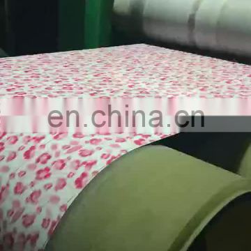 WOODEN grain ppgi steel coil use color and pattern coated prepainted galvanized steel coil
