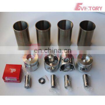 2Z engine cylinder liner kit 2Z piston + ring cylinder sleeve  for Toyota forklift