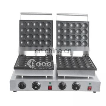 Kitchen equipment suppliers electric poffertjes machine double head mini dutch pancakes maker
