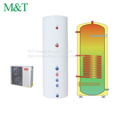 Geothermal ground source heat pump water heaters with 300l hot water tank sale