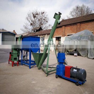 1-10 Tons Per Hour Poultry Feed Complete Pellet Production Line/Animal Cattle Feed Pellet Making Plant