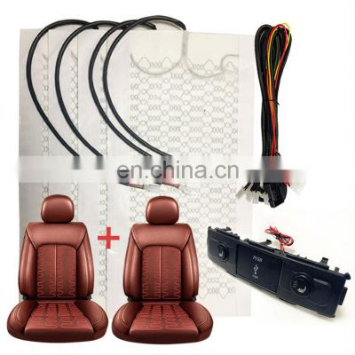 Carbon fiber Seat Heating Mat Winter Car heated pad seat For Audi Q5