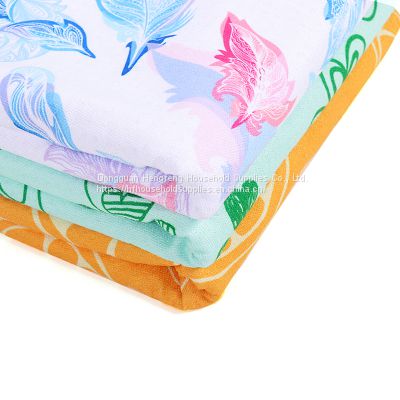 2022 New Design Custom Digital Printing Quick Dry Microfiber Yoga Towel with Bag