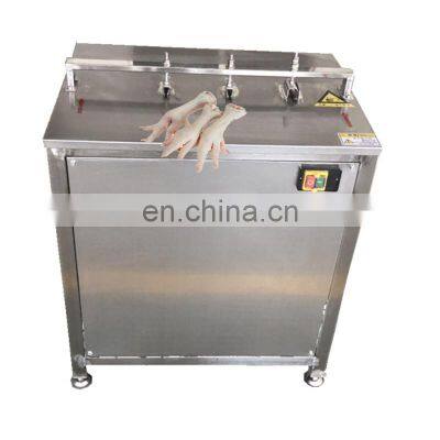 Hot Sales Chicken Feet Paws Deboning Machine / Chicken Feet Cutter