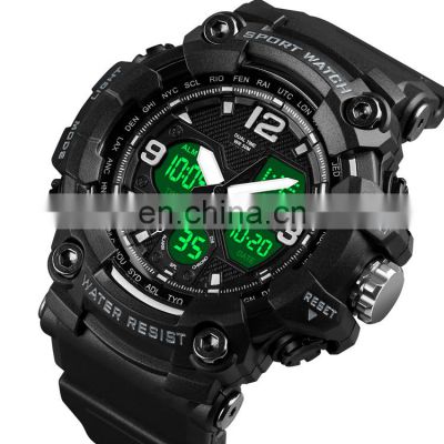 New Arrival Skmei 1742 Black Digital Watch for Sport Men Waterproof 5ATM Fashion Wristwatch