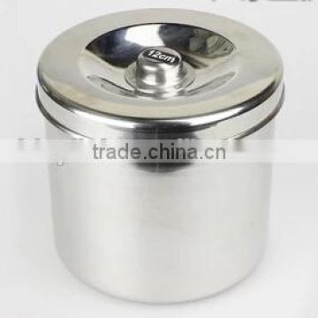 stainless steel medical gauze jar