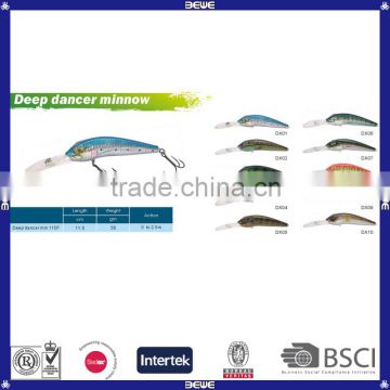 Chinese Fishing Lure Deep Dancer Minnow with High Quality