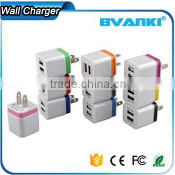 5V 2.1/1A USA Plug AC Travel Dual USB Wall Charger For iPhone 6 5 For iPad For Samsung Galaxy S6 S5 S4 Mobile Phones Adapter                        
                                                Quality Choice