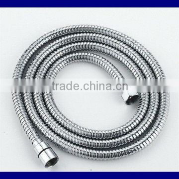 2 meters brass double lock chrome plated shower hose