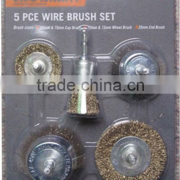 5pcs steel wire brushes set,surpermarket set