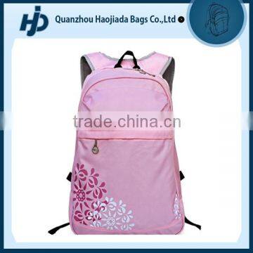 stylish durable custom printed girls backpack bag