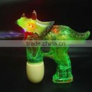 Flashing Triceratops Bubble Gun with music